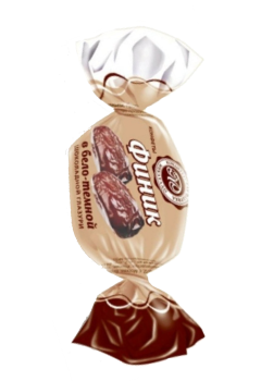 Финик в бело-темной шок. глазури